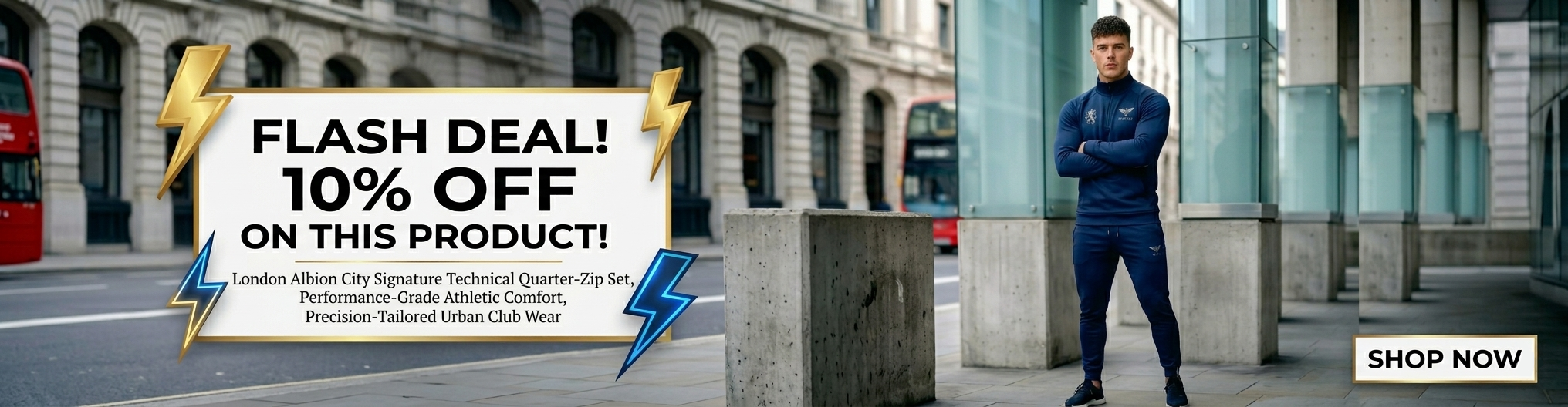 Quarter-Zip Set Flash Deal